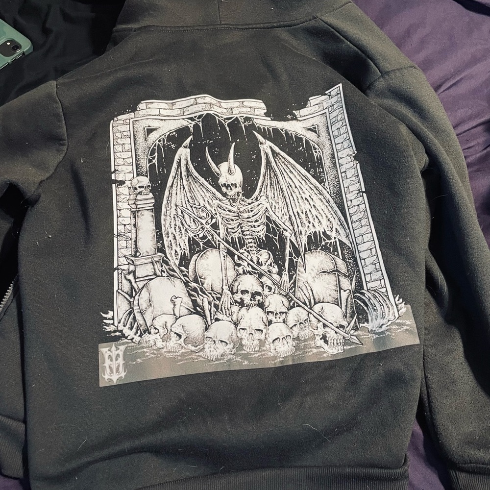 Black Graphic Women's Jacket